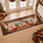 Custom Name Christmas Family Decor - Personalized Runner Rug