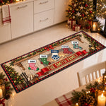 Custom Name Christmas Family Decor - Personalized Runner Rug