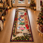 Custom Name Christmas Family Decor - Personalized Runner Rug