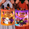 Custom LED Light Bucket Bag - Personalized Halloween Birthday Gifts For Kids - Gimme All The Sweet Candy