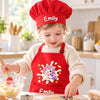 Custom Apron Chef Hat Set - Personalized Birthday Gifts For Kids - Sweet Little Treat