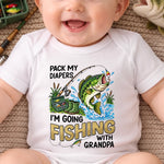 Funny Fishing Gifts for Grandpa - Baby Onesies
