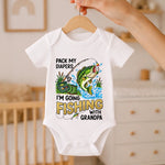 Funny Fishing Gifts for Grandpa - Baby Onesies
