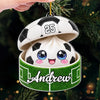 Custom Sport Acrylic Ornament - Personalized Christmas Birthday Gifts For Kids, Sports Fans, Sports Lovers - Little Dumpling Big Game