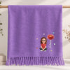 Custom Tassel Scarf - Personalized Christmas Birthday Gifts For Wife, Daughter, Besties, Sisters, Granddaughter, Grandma, Mom, Yourself - Beauty In Every Bloom
