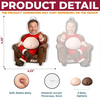 Custom Photo Squishy Acrylic Ornament - Personalized Christmas Birthday Gifts For Husband, Son, Grandson, Brother, Grandpa, Dad, Yourself - Big Belly Full Of Joy