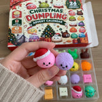 Custom Christmas Dumpling Countdown Gifts for Kids - Personalized Advent Calendar