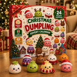 Custom Christmas Dumpling Countdown Gifts for Kids - Personalized Advent Calendar