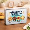 Custom Metal Tin - Personalized Birthday Gifts For Grandma, Grandpa - Sweet Little Joys Fresh From The Oven