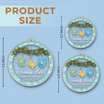 Family Love Knows No Distance Christmas Ornament - Family Keepsake Ornament
