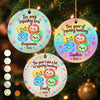 Custom Squishy Ceramic Ornament - Personalized Christmas Birthday Gifts For Kids - Squishy Season Is Here