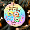 Custom Squishy Ceramic Ornament - Personalized Christmas Birthday Gifts For Kids - Squishy Season Is Here
