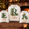 Custom Drawstring Gift Bag - Personalized Christmas Birthday Gifts For Mom, Dad, Brother, Sister - Wrapped With Love And Joy