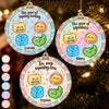 Custom Squishy Acrylic Ornament - Personalized Christmas Birthday Gifts For Kids - All I Want Is More Squishies