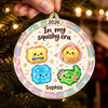 Custom Squishy Acrylic Ornament - Personalized Christmas Birthday Gifts For Kids - All I Want Is More Squishies