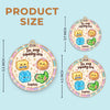 Custom Squishy Acrylic Ornament - Personalized Christmas Birthday Gifts For Kids - All I Want Is More Squishies