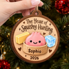 Custom Squishy Wooden Ornament - Personalized Christmas Birthday Gifts For Kids - Wrapped In Squishy Joy