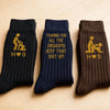 Custom Funny Embroidered Socks - Personalized Birthday Gifts For Husband, Boyfriend, Him And Her - Naughty Times With You Everyday