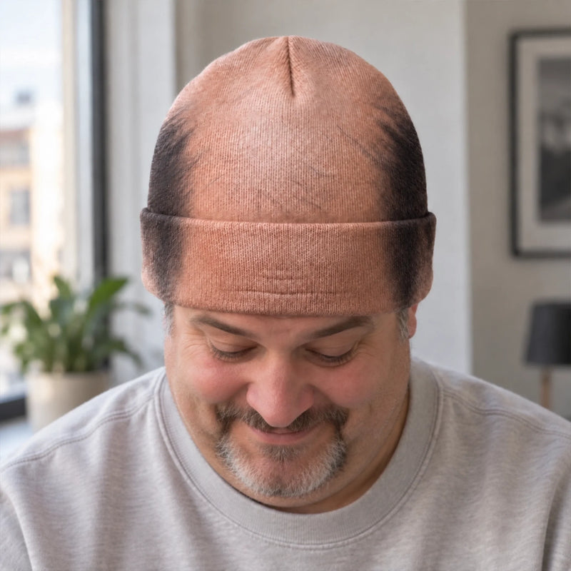 AOP Beanie Hat - Birthday Gifts For Husband, Son, Grandson, Brother, Grandpa, Dad, Yourself - Still Making Questionable Choices