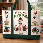 Custom Canvas Tote Bag - Personalized Bookish Gifts For Book Lovers, Bookworms, Readers - Booked And Unbothered