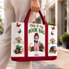 Custom Canvas Tote Bag - Personalized Bookish Gifts For Book Lovers, Bookworms, Readers - Booked And Unbothered