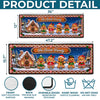 Custom Gingerbread Runner Rug - Personalized Christmas Birthday Gifts For Grandma, Grandpa - Baking Memories Together