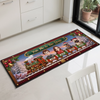 Custom Runner Rug - Personalized Anniversary Christmas Wedding Gifts For Husband And Wife, Dog Cat Lovers - Pure Xmas Furmily Joy