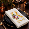 Custom Cotton Napkin - Personalized Christmas Birthday Gifts For Mom, Dad, Brother, Sister - Cozy Nights Jolly Lights