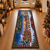 Custom First Christmas Runner Rug - Personalized Christmas Birthday Gifts For Mom, Dad, Brother, Sister - Where Our Story Begins