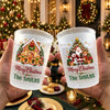 Custom Party Cups - Personalized Christmas Birthday Gifts For Mom, Dad, Brother, Sister - Home For The Christmas Holidays