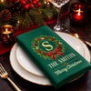 Custom Cotton Napkin - Personalized Christmas Birthday Gifts For Mom, Dad, Brother, Sister - Keep Calm And Stay Merry