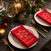 Custom Cotton Napkin - Personalized Christmas Birthday Gifts For Mom, Dad, Brother, Sister - Wrapped In Holiday Cheer