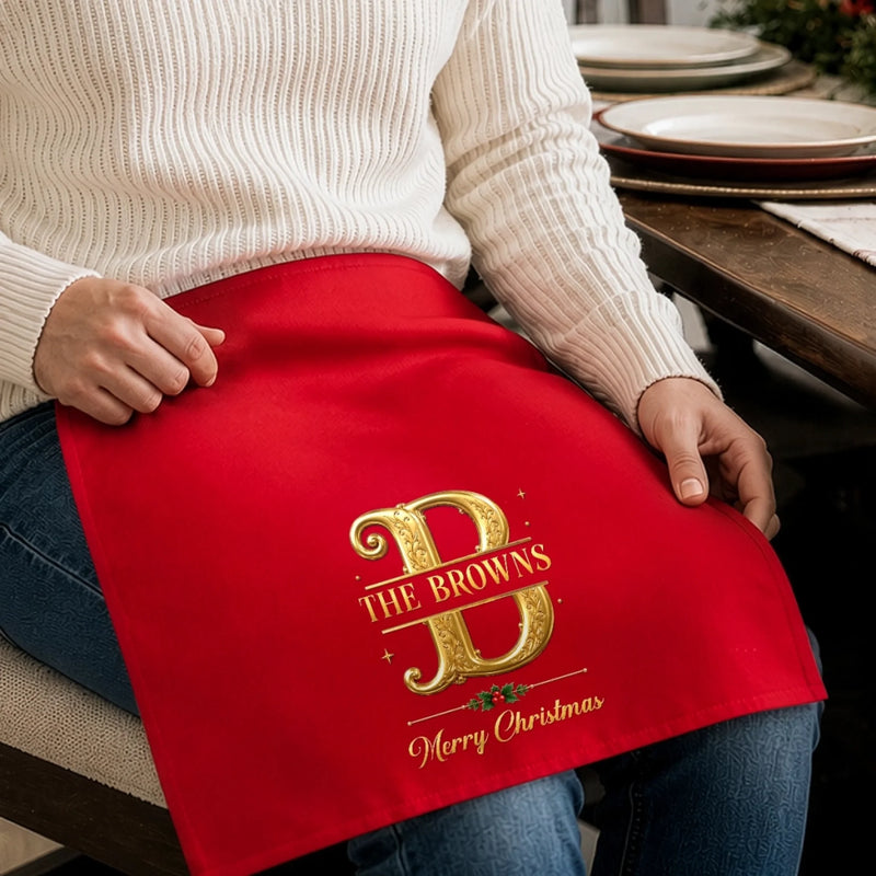 Custom Cotton Napkin - Personalized Christmas Birthday Gifts For Mom, Dad, Brother, Sister - Together Through Every Holiday