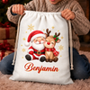 Custom Drawstring Gift Bag - Personalized Christmas Birthday Gifts For Mom, Dad, Brother, Sister - Filled With Love And Smiles