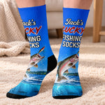 Custom Name Fishing Gifts for Anglers - Personalized Tube Socks