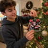 Custom America Football Acrylic Ornament - Personalized Christmas Birthday Gifts For America Football Lovers, Sports Fans, Sports Lovers - Born To Play Hard Always