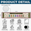 Custom Table Runner - Personalized Christmas Birthday Gifts For Mom, Dad, Brother, Sister - Our Holiday Story Continues