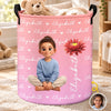 Custom Photo Laundry Basket - Personalized Birthday Gifts For Kids - Little Joys Big Smiles