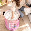 Custom Photo Laundry Basket - Personalized Birthday Gifts For Kids - Growing Curious Every Day