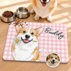 Custom Photo Pet Feeding Mat - Personalized Birthday Gifts For Dog Cat Lovers, Dog Dad And Mom, Cat Owners - Fur Baby, Sweet Love