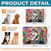 Custom Photo Pet Feeding Mat - Personalized Birthday Gifts For Dog Cat Lovers, Dog Dad And Mom, Cat Owners - Sweet Paws, Happy Soul