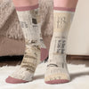Custom Shh I'm Reading Crew Socks - Personalized Bookish Gifts For Book Lovers, Bookworms, Readers - Happiest Between The Pages