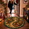 Custom Quilted Round Mat - Personalized Christmas Bookish Gifts For Book Lovers, Bookworms, Readers - Welcome To My Cozy Corner