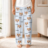 Custom Photo Pajama Pants - Personalized Christmas Birthday Gifts For Dog Cat Lovers, Dog Dad And Mom, Cat Owners - Dreaming With My Pup