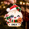 Custom Dumpling Squishy Acrylic Ornament - Personalized Christmas Birthday Gifts For Kids - Sweet Dumpling Christmas Joy