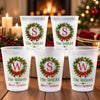 Custom Party Cups - Personalized Christmas Birthday Gifts For Mom, Dad, Brother, Sister - Merry Family Moments