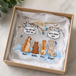 Forever In My Heart - Memorial Personalized Custom Ornament - Acrylic Benelux Shaped - Christmas Gift, Sympathy Gift For Pet Owners, Pet Lovers