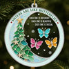 Custom Acrylic Ornament - Personalized Best Friend Christmas Birthday Gifts For Women, Besties, Sisters, BFF - Where Sisterhood Blooms