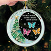 Custom Acrylic Ornament - Personalized Best Friend Christmas Birthday Gifts For Women, Besties, Sisters, BFF - Where Sisterhood Blooms