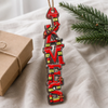 Custom Letter Wooden Ornament - Personalized Christmas Birthday Gifts for Police Officers, Firefighters, Truck Drivers, Nurses, Teachers - Making Spirits Bright At Work